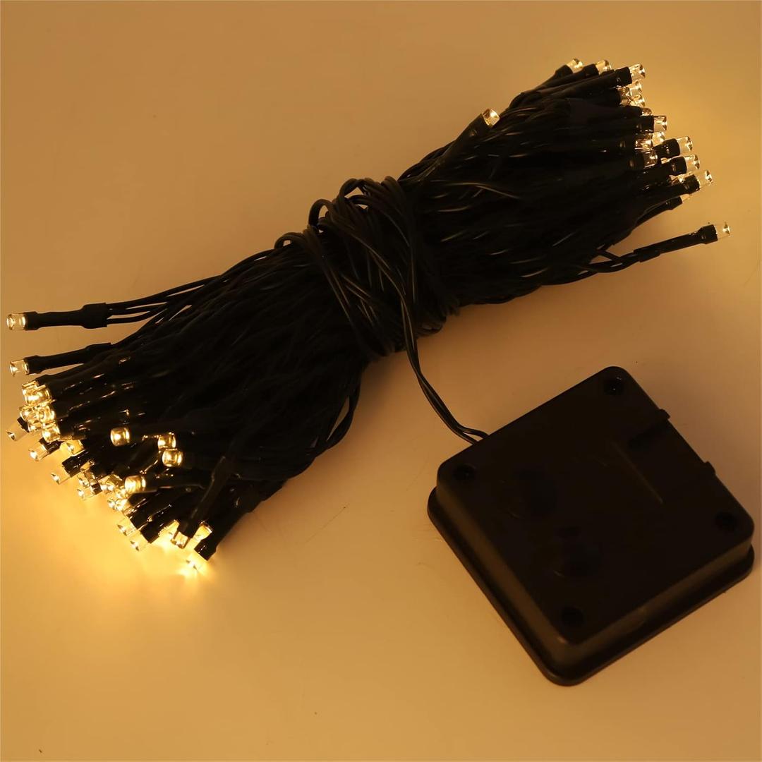 Kuuleyn Solar String Lights for Outside,Solar Christmas Lights,100 Light Chips Ultra Long Decorative String Light for Yard, Fence,Balcony, Party,Christmas Tree Decorations