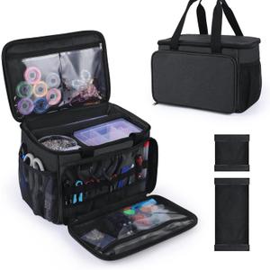 Sewing Basket Bead Organizers and Storage Adjustable Compartments Bead Storage Containers Diamond Painting Storage Jewelry Making Kits Organizer for Sewing Tools Diamond Art Accessories and Tools