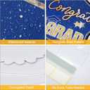 Large 11 PCS Graduation Yard Signs, Class of 2026 Congrats Grad Outdoor Lawn Yard Sign with Stakes, Graduate Yard Decorations for College High School Party, Blue and Gold