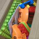 Marble Run for Kids Ages 4-8 145 PCS Dinosaur Giraffe Building Blocks with 10 Marbles Slide Dino Smooth Edges Design Works with Large Brick Toys STEM Track Toys Creative Gift for Boys Girls