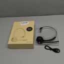 Wireless Headphones, Pro Trucker Headset, Wireless Over Head Earpiece, On Ear Car Headphones with Microphone for Truck Driver, Phones, Skype, Call Center, Office