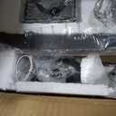 Black Crystal Bathroom Vanity Light 5-Light Modern Bathroom Lighting Fixtures Over Mirror Wall Light Fixtures