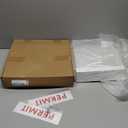 9.1" x 11.6" Outdoor Permit Brochure Holder Waterproof Wall Mount Literature Box with Lid Screws Clear Acrylic Document Holder Fits Letter Size A4 Flyers Booklets Pamphlets Includes "PERMIT" Decal