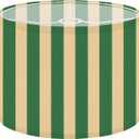 Linen Drum Lamp Shades 1 Pack, 13''Wx10"H, Green Yellow Striped Textured Surface Replacement Lampshades for Floor Lamps Table Lamps Modern Farmhouse Lampshade Easy Assembly