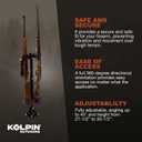 Kolpin UTV Gun Rack - 20073,Black