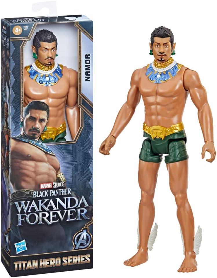 BEYBLADE Marvel Studios' Black Panther: Wakanda Forever Titan Hero Series Namor Toy, 12-Inch-Scale Action Figure, Marvel Toys Kids Ages 4 and Up