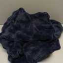 YUSOKI Faux Fur Throw Blanket with 3D Bubbles Super Soft Fuzzy Cozy Thick Blanket for Couch Chair Sofa Gift Home Dcor(Navy,50 * 60inches) (Throw(50" x60"), Navy Blue)