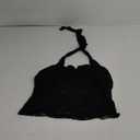 Women's Lace Halter Top Deep V Backless Festival Going Out Tank Tops, Small