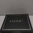 L'UGX Nail Dust Collector Rechargeable with 2 Reusable Filter, Professional Dust Collector Nail Tech Fan Extractor Powerful Suction Vacuum Dust Collector for Nails, Perfect for Home Salon Use