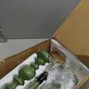 29" Tall Vintage Table Lamps Set of 2,Retro Green Bedside Lamps with USB C+A Ports & AC Outlet,3-Way Dimmable Touch Lamp for Night Stands Living Room Bedroom,Green