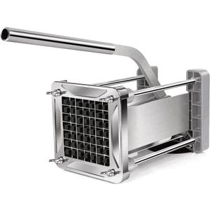 French Fry Cutter, CUGLB Professional Potato Cutter Stainless Steel with 1/2 Inch Blade Great for Carrot Cucumber Vegetable
