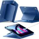 ESR for iPad Air 13 Inch Case M3/M2 (2025/2024), Vertical Stand Cover, Multi Stand Angles, Ultra-Stable Case for iPad Air 13 with Pencil Holder, Flip Series, Blue