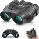Binoculars 15x25 for Adults,Waterproof Durable & Clear Binoculars with Low Light Night Vision for Sightseeing,Concerts and Bird Watching (Black)