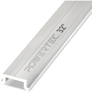 POWERTEC 32-Inch Aluminum Miter T-Bar, 1 PK, For Benchtop Table Saws, Router Tables, Band Saws (72346)