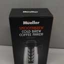 Cold Brew Coffee Maker, 64 oz Tritan Fortified Pitcher, Pour Spout Handle Lid, Resilient & Leak-Proof for Iced Coffee Tea