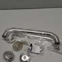 Pack of 2 Shower Grab Bar, Stainless Steel Bathroom Grab Bar, Shower Handle Bath Handle, Safety Bars for Shower Chair Bench, Grab Bars Senior, Elderly, Handicap (12 Inch) (Silver)