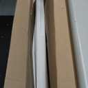 6 Packs Pleated Blackout Blinds, Temporary Blinds for Indoor Windows, Light Filtering Paper Shade, Easy to Cut and Install, 36" W x 72" L, White, Black Out Window Cover with 12 Clips