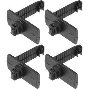 4 Pcs Car Holder Retainer Compatible for Honda for Acura, Durable Anti-Slip Plastic Black L Type Floor Mat Fixing Clips