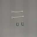 TechMatte Female USB C to Male Lightning Adapter 2 Pack 2.2A Charging Data Transfer, Compatible with iPhone 14, 13, 12, 11 Xs SE iPad iPod AirPods, Not for Audio Headphones/OTG Android Anti-Lost Black