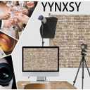 YYNXSY 8X6FT Brick Wall Background Primary Color Large Fabric Photo Background for Baby Shower, Birthday Party, Wedding, Graduation, Home Decoration, Photo Booth Prop Banner YY-4 Khaki
