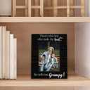 Beliran Grampy Gifts Picture Frame 5x7, Grampys Photo Frame, Christmas Birthday Gifts for Grampys Grandpa from Grandson, He Calls Me Grampy Black Wooden Picture Photo Frames for Desk Home Room Decor