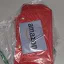 ZTUJO Purse Organizer Insert For Handbags, Silky Bag Organizer With 2 Zippers For Speedy Neverful Tote and More (Red, Large)