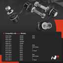 A-Premium 2 x Front Sway Bar Links Stabilizer Bar Links, Compatible with Lexus IS250 & IS350 2009-2015, GS300 2006, GS350 & GS450h 2007-2011, GS430 2006-2007, GS460 2008-2011