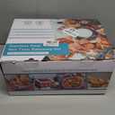 Bakeware Sets of 11, P&P CHEF Stainless Steel Baking Pans Set, Includes Baking Sheets and Rack, Lasagna Pan with Lid, Round/Square Cake Pan, Muffin Pans, Loaf Pan, Reusable & Durable