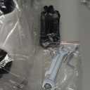 Under Desk Bike Pedal Exerciser, Portable Mini Exercise Bike with LCD Display for Home/Office, Desk Cycle for Leg/Arm with Handle, Leg Exerciser While Sitting for Seniors (White)