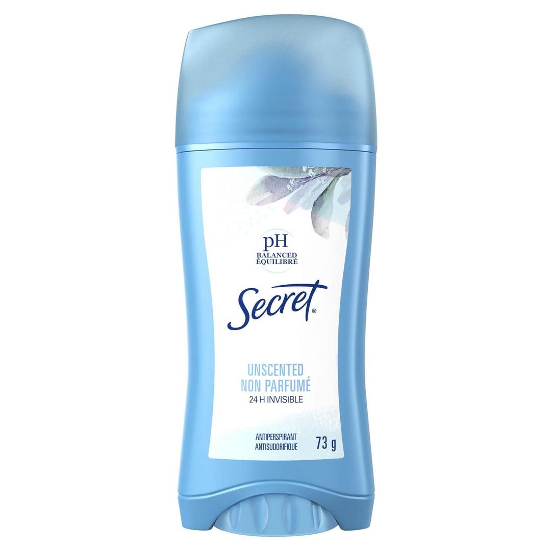 Secret Anti-Perspirant Deodorant Invisible Solid Unscented 2.60 oz (Pack of 1)