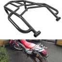 COPART Motorcycle Rear Luggage Rack with Hand Grip Rail Bar for Honda CRF250L CRF250M CRF250 Rally 2012-2019 (Black)