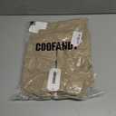 COOFANDY Mens Knitted Hoodie Sweater Long Sleeve Turtleneck Quarter Zip Pullover Sweaters with Pocket (M)