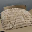 Smiry Couch Cover for Dogs Washable, Non Slip Fuzzy Pet Couch Covers for 3 Cushion Sofa Pet Friendly, Thick Soft Sofa Slipcovers Cushion Protector (Khaki, 27.6" x 70.9")