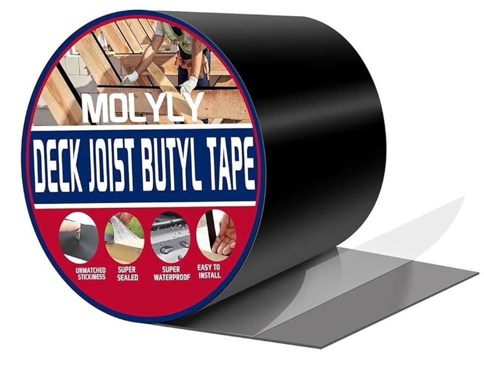 MOLYLY Deck Joist Tape, Butyl Joist Tape for decking