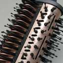 slopehill Blow Dryer Brush - Hot Air Brush with High Speed Motor 100,000RPM, Ionic Hair Dryer and Styler Volumizer with Oval Barrel for Hair, 3 Temps,1400W, Black