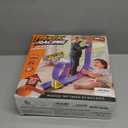 Nicmore Flexible Race Track Toy Set: 15ft DIY Bendable Ramp with Suction Cups  Portable Roll-Up Car Track for Kids Compatible with 1:64 Diecast Cars  Birthday Christmas for Boys Girls Ages 3+ (Blue)