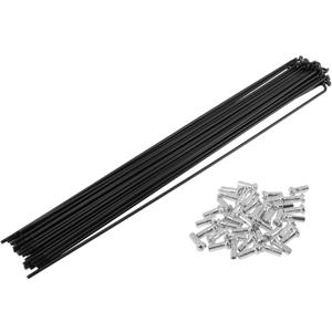 14G Bicycle Spoke Bike Wheel Spoke Carbon Steel Black