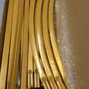 Wokceer Wedding Arch Backdrop Stand 7.2FT, 6.6FT, 6FT Set of 3 Gold Metal Arch Backdrop Stand for Wedding Ceremony Baby Shower Birthday Party Decor