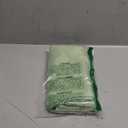 Simplebrand Ava Light Green Short 36 Inches Blackout Curtain 2 Panels Set, Half Window Rod Pocket Privacy Curtain Tiers for Kitchen, Curtains Blackout for Bathroom Shades, W40 x L36 Inch, Light Green