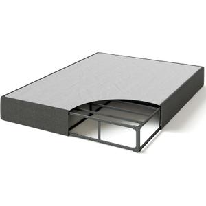 Zinus 9 Inch Full WonderBox(TM) Smart Box Spring, Quick Assembly Mattress Foundation, Durable Metal Frame, Grey