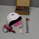 Nail Polish Kit with UV Light 25 Colors Gel Polish Starter Kit (Black)