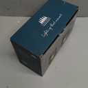 Battery Operated Lamp with Timer, Set of 2 Small Cozy Table Lamp Decorative Ambient Glass Lamp for Bedside & Home Decor, Aesthetic Cordless Battery Powered Accent Lamp for Living Room Shelf, Amber