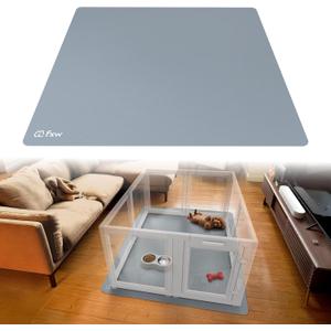 FXW Ultra Waterproof Pet Floor Protector Mat & Under Dog Crate Mat, Resistant & Easy to Clean, for FXW Rollick/Homeplus, 47''L x 47''W