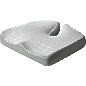 Seat Cushions, Memory Cotton Cushions, Office Chairs and Cars for Ultimate Comfort, Size up Premium Durable (Gray) 21.5 * 17.7 * 4 inches