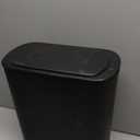 5 Gallon Motion Senor Bathroom Trash Can with Lid, Automatic Garbage Can Touchless, Smart Plastic Waste Basket for Narrow Spaces, Bathroom, Office, Bedroom, Living Room (Black)