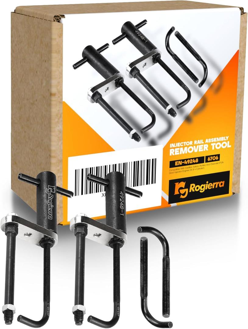 EN-49248 Injector Rail Assembly Remover Tool 6706 Compatible with Cadillac, Saturn, Pontiac and Chevrolet 27-214 Direct Injection Engines V6 & 4 Cylinders EN-49248 Injector Rail Assembly Remover Tool 6706 Compatible with Cadillac, Saturn, Pontiac and Chevrolet 27-214 Direct Injection Engines V6 & 4 Cylinders