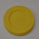 Calypso Basics by Reston Lloyd Melamine Dinner Plate, Set of 6, Lemon