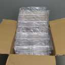 Vtopmart 4 Pack Bathroom Organizer, 2 Tier Clear Under Sink Organizers Vanity Countertop Storage Container,Cabinet Drawers Bins, Pull-Out Organization with Track for Pantry, Kitchen (Transparent)