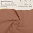 SHAPELLX Shapewear Tummy Control Shorts for Women Seamless High Waisted Body Shaper Thigh Slimming Underwear Girdle (Large, Brown)
