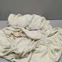 Couch Covers for Sectional Sofa, Washable Stretch Soft Sofa Cushion Covers L Shape Sofa Slipcovers Anti Slip Furniture Decor Protector for Pets (2 Seaters Covers, Ivory)